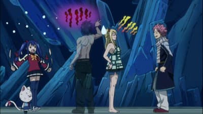 Still from Erza vs. Erza