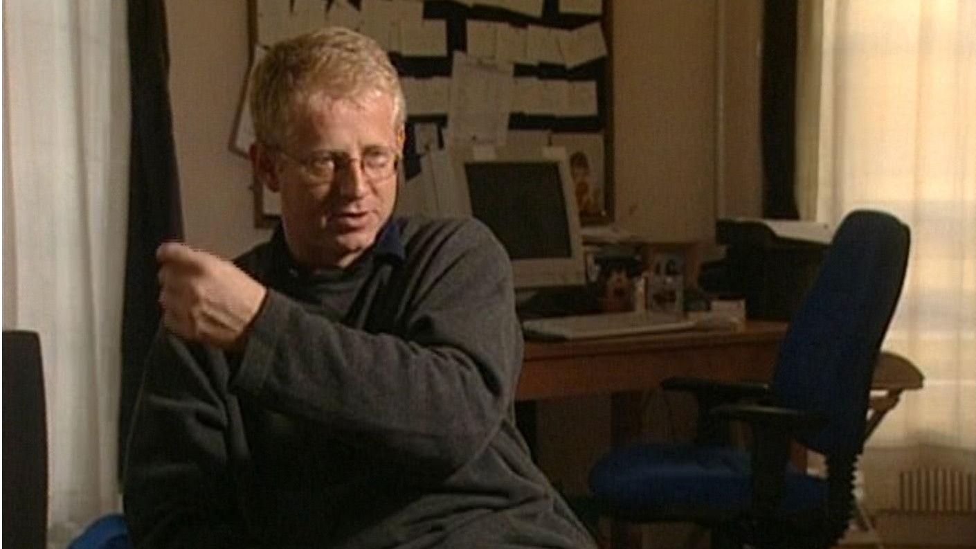 Still from An Interview with Richard Curtis