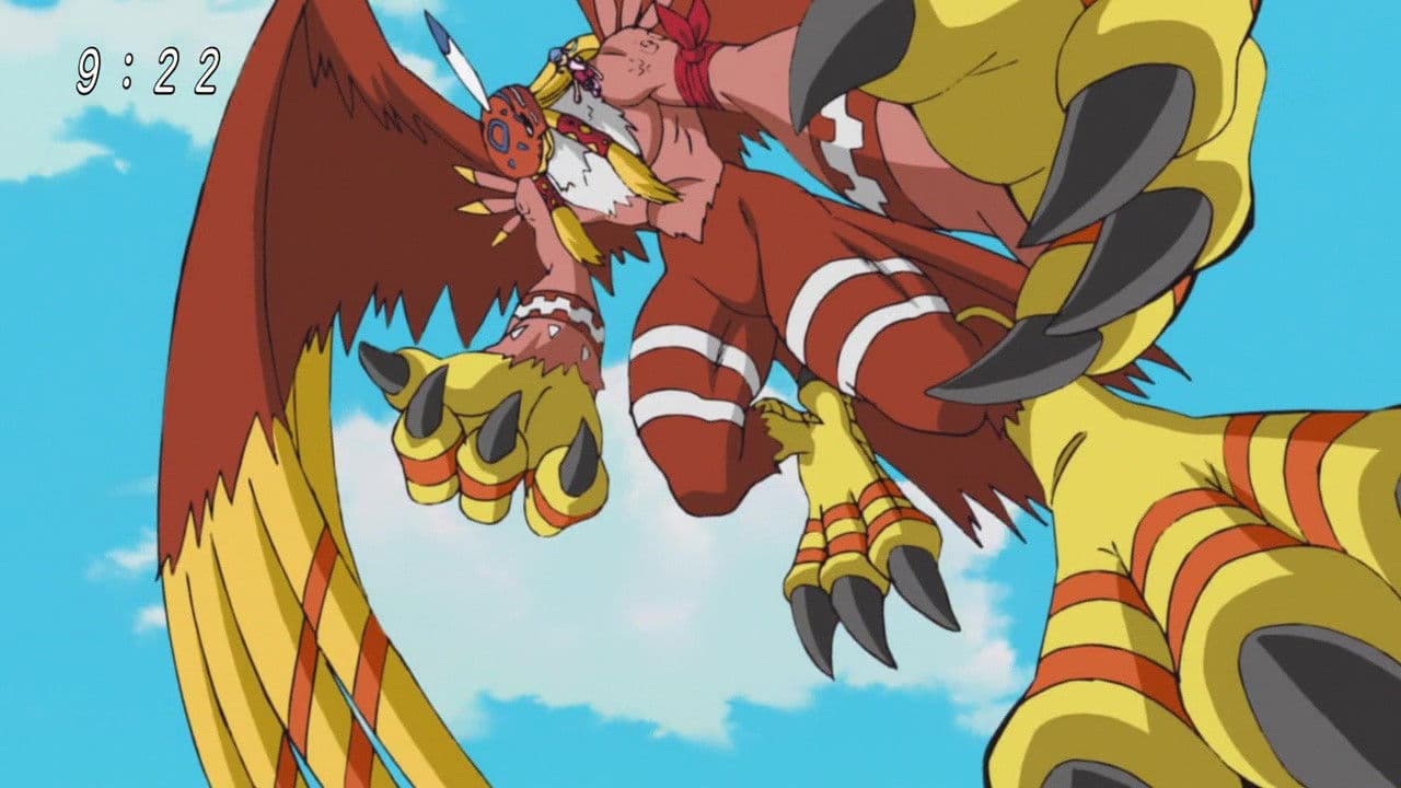 Still from The Crimson Wings Garudamon