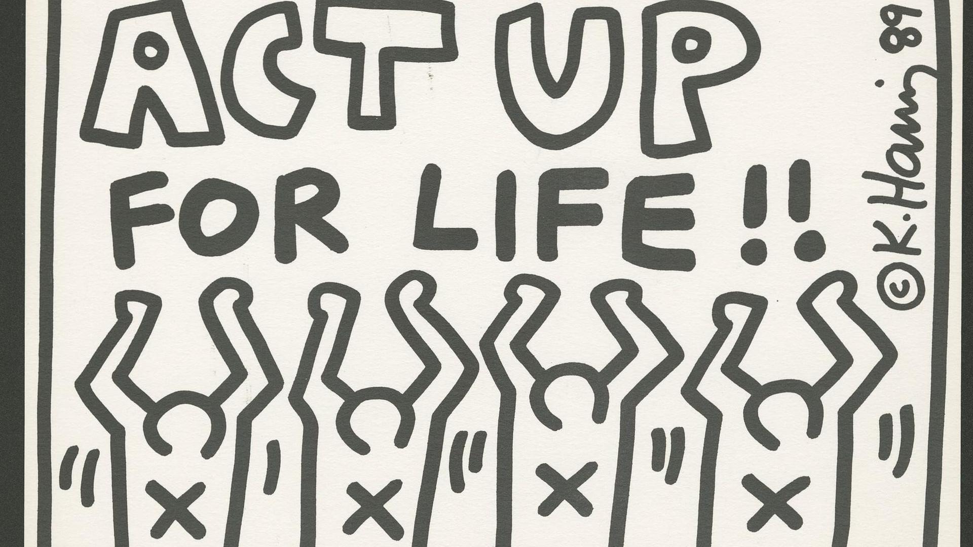 Still from Keith Haring: Street Art Boy