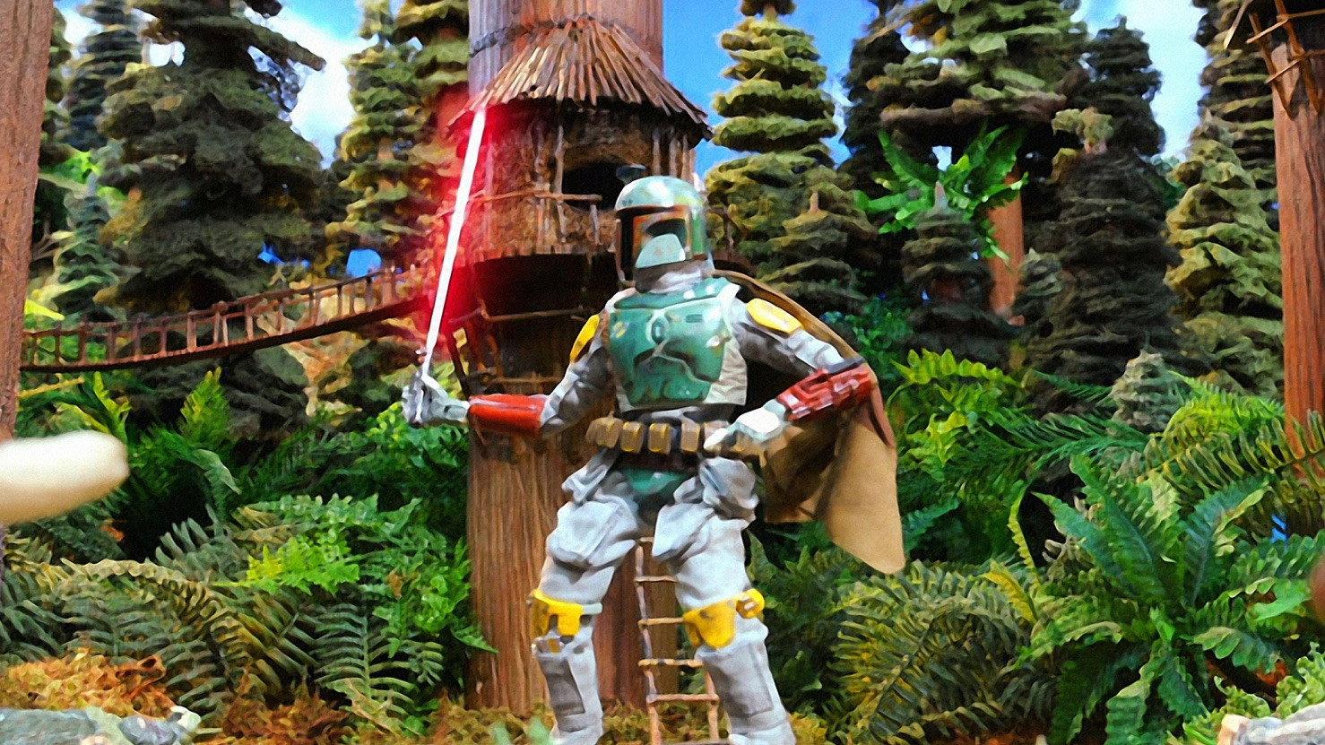Still from Robot Chicken: Star Wars Episode II