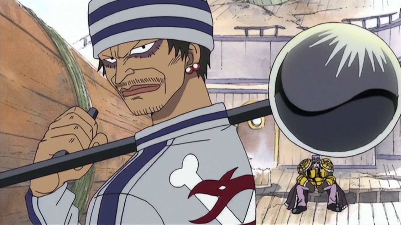 Still from Cool-headed, Cold-hearted Demon! Pirate Fleet Chief Commander Ghin!