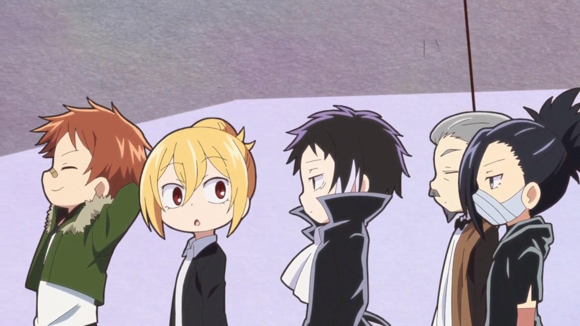 Still from Hang in There, Higuchi-san! / And the Tracks Go On and On / Operation Body Double Nom Nom