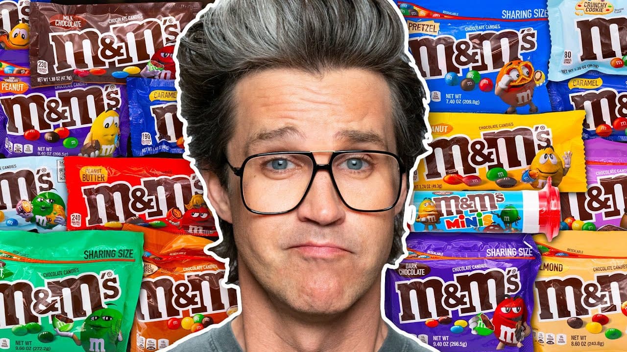 Still from What's The Best M&M Flavor? Taste Test