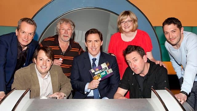 Still from Frank Skinner, Bill Oddie, Jon Richardson, Sarah Millican