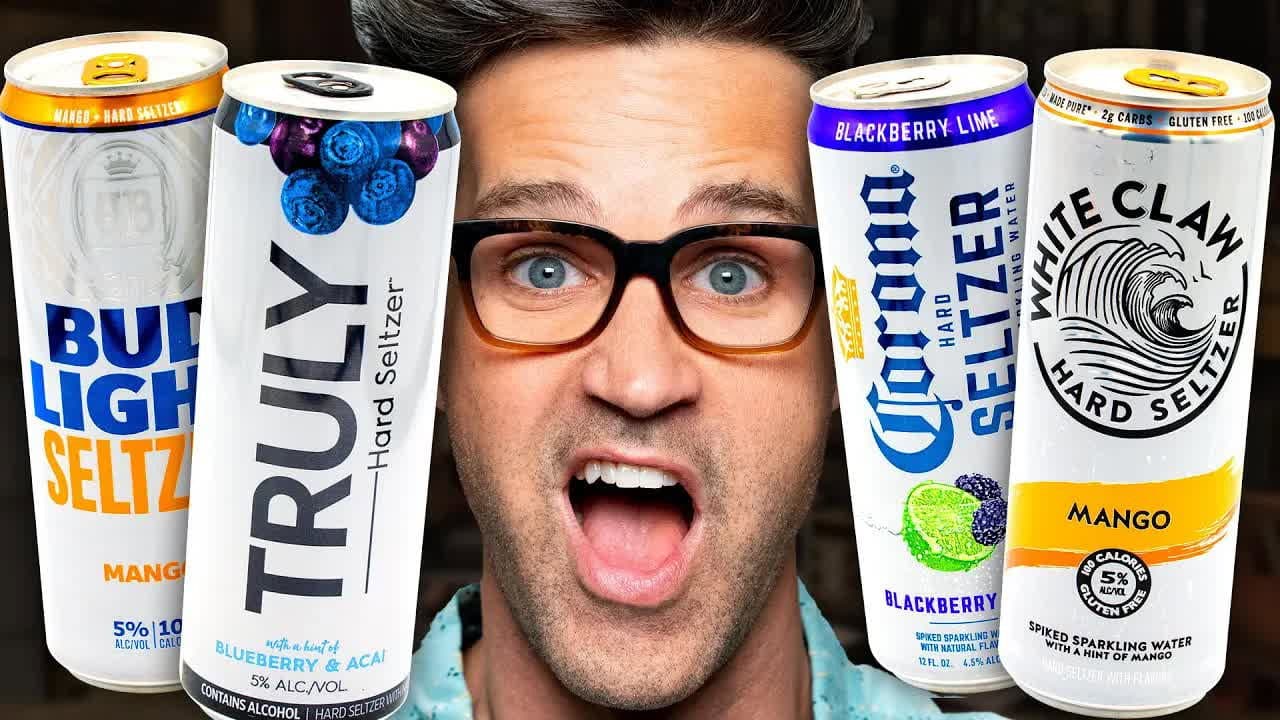 Still from Is White Claw The Best Hard Seltzer? (Taste Test)