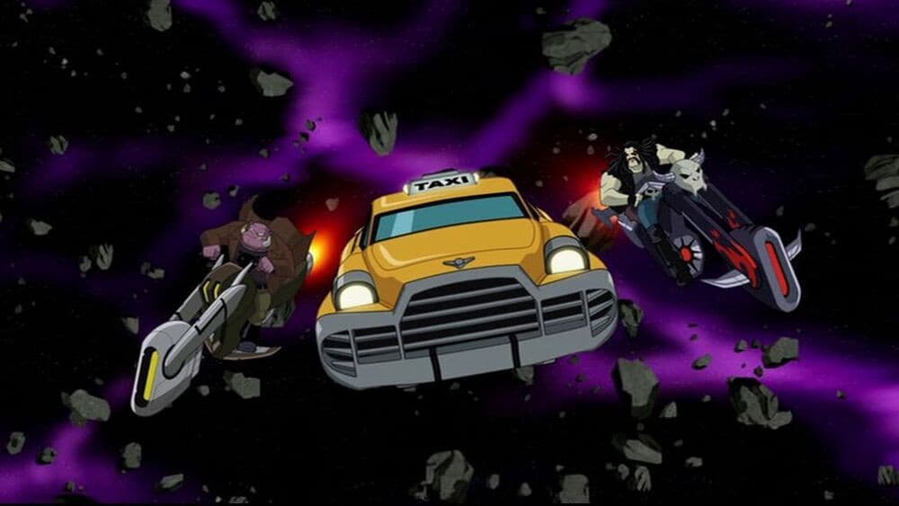 Still from Follow That Space Cab!