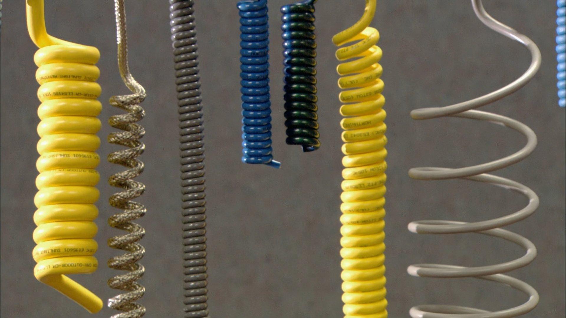 Still from Retractable Cords, Wood Frame Sports Cars, Sushi