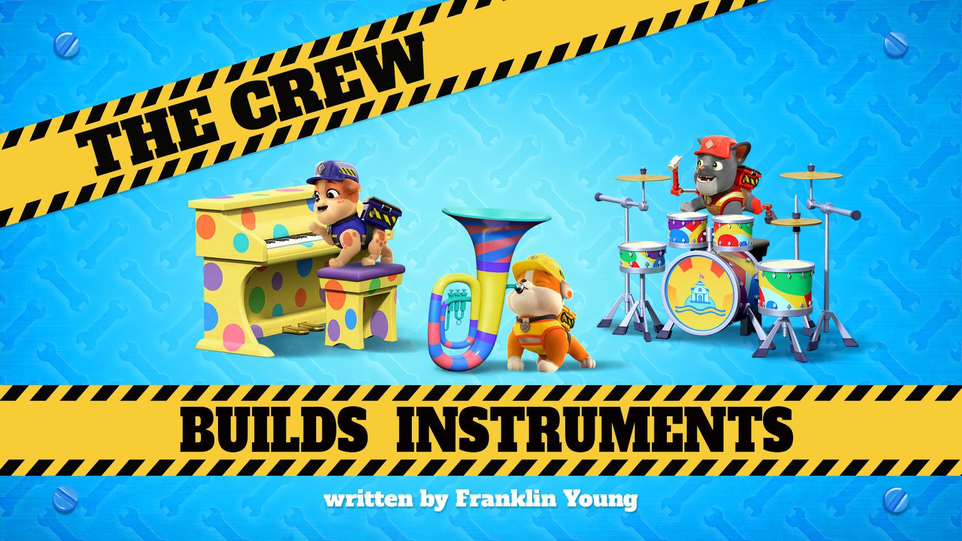 Still from The Crew Builds Instruments