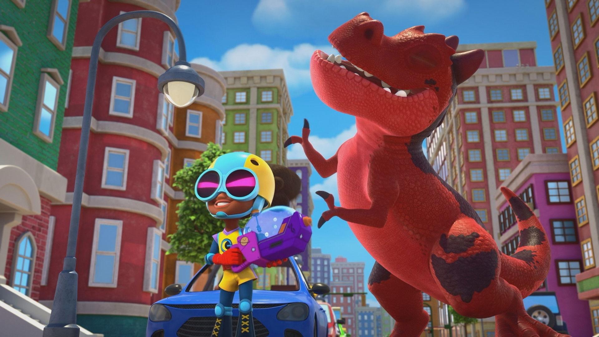 Still from Moon Girl and the Dino Dilemma