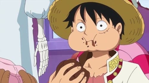 Still from The Emperor's Daughter! Sanji's Fiancée - Pudding!