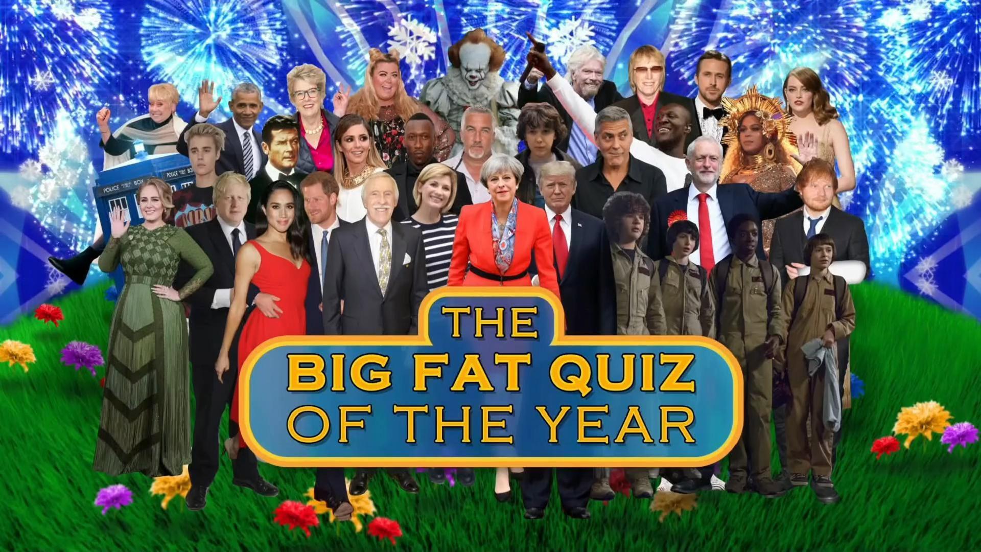 Still from The Big Fat Quiz of the Year 2017