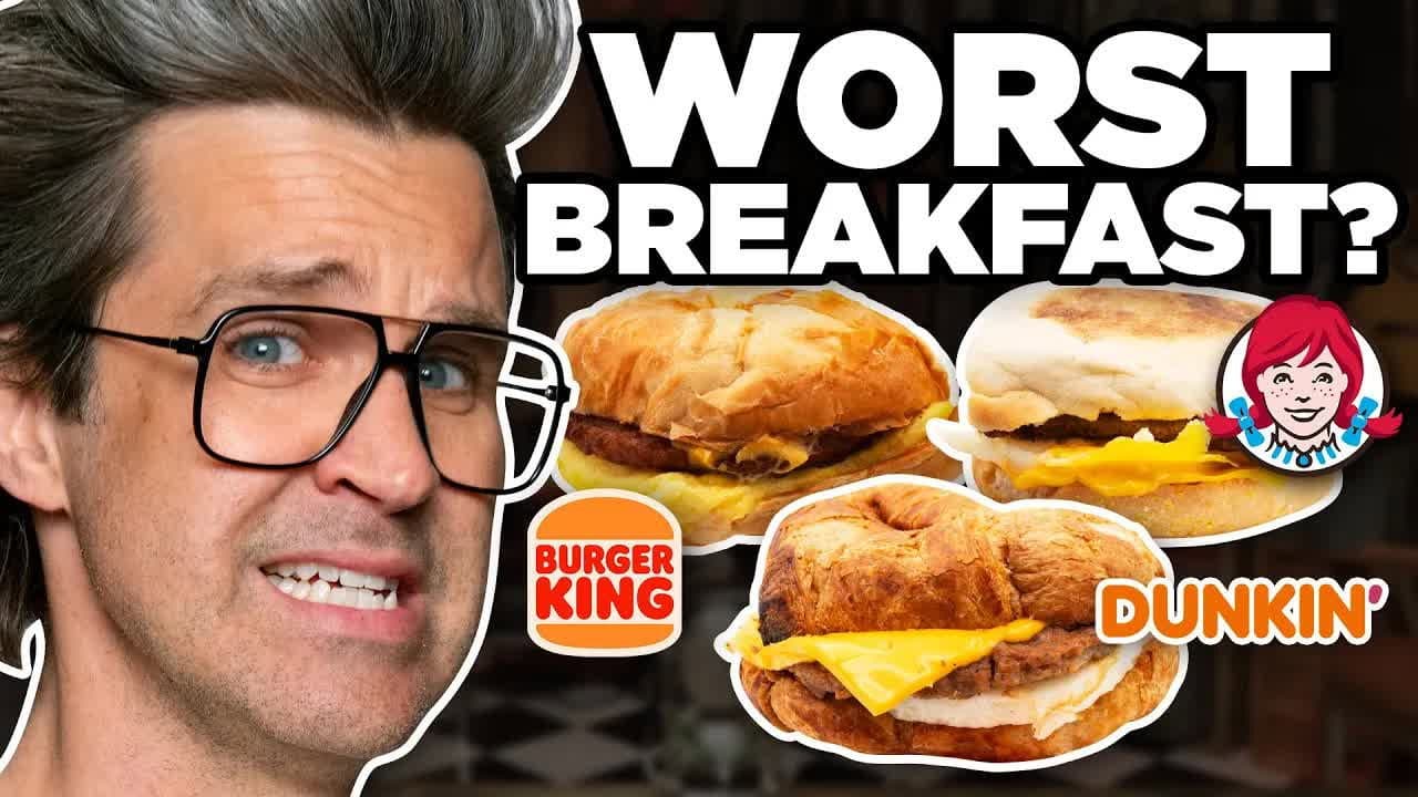 Still from What's The Worst Fast Food Breakfast Sandwich?
