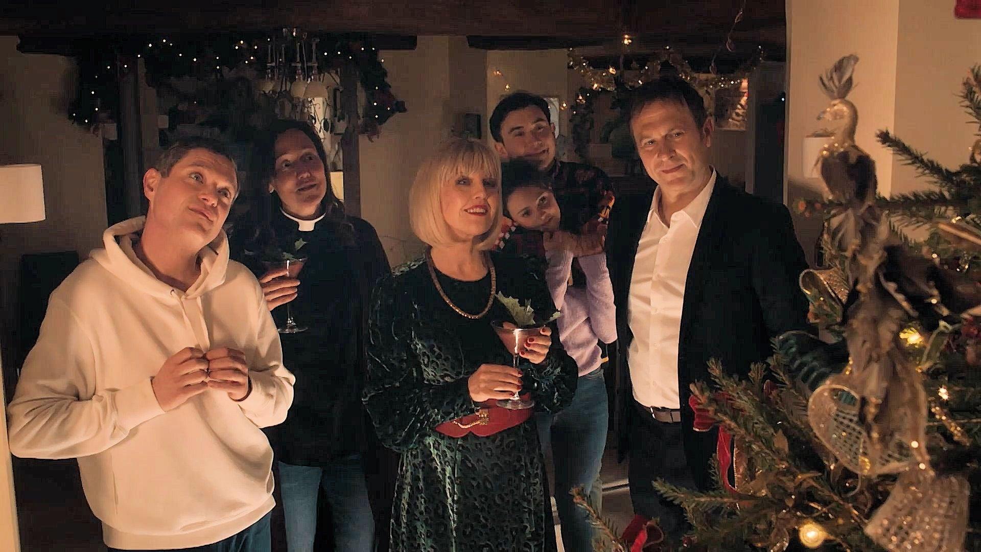Still from Kissing Christmas Goodbye