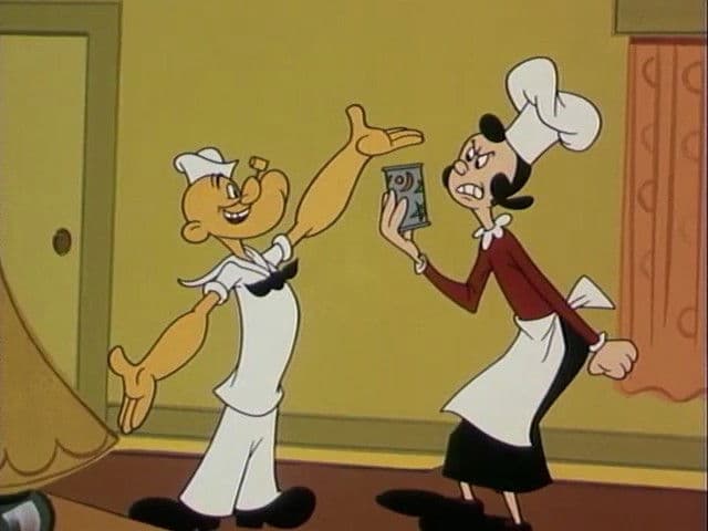 Still from Popeye and the Spinach Stalk