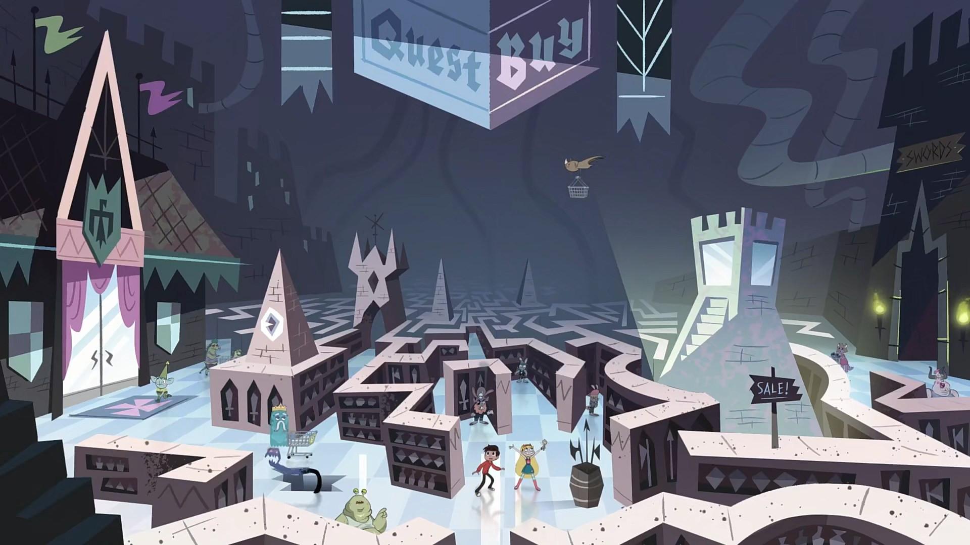 Still from Quest Buy