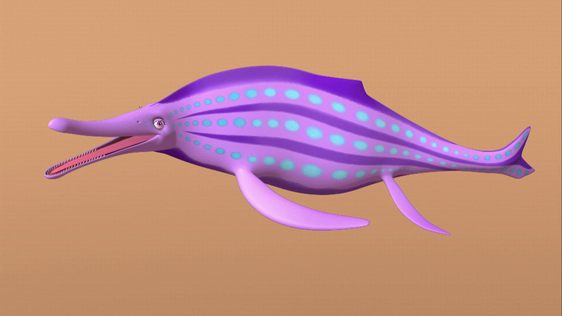 Still from Dinosaur Train Submarine: Shoshana Shonisaurus