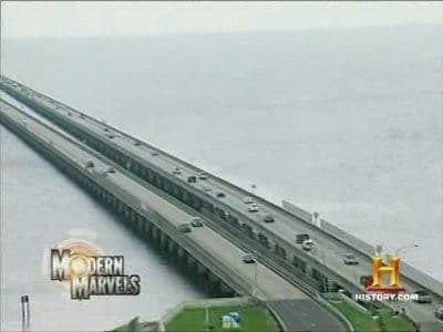 Still from Lake Pontchartrain Causeway