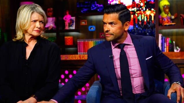 Still from Martha Stewart & Mark Consuelos