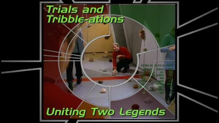 Still from Trials and Tribble-ations - Uniting Two Legends