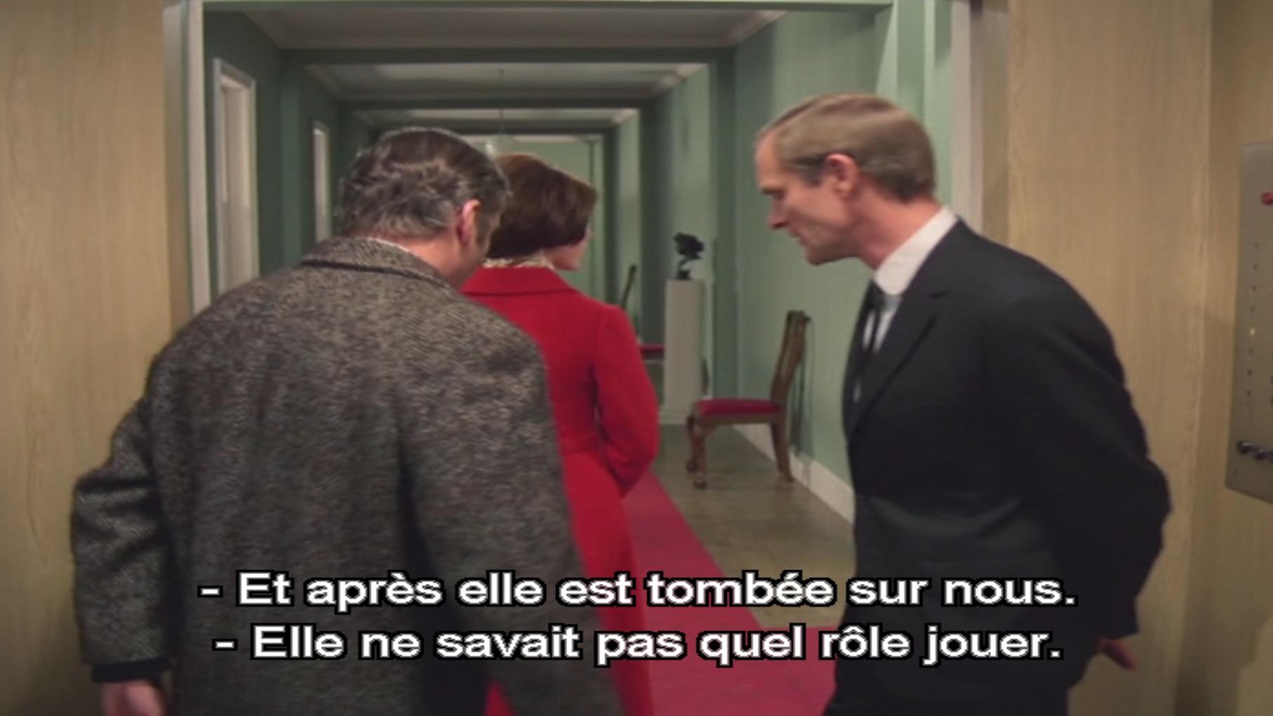 Still from Double Personality: Commentary by Roy Ward Baker and Brian Clemens