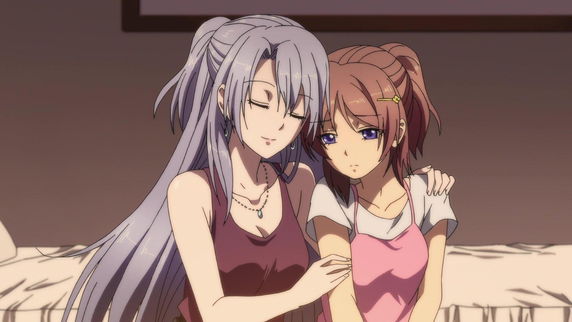 Still from Science-types Fell in Love, So They Tried Having a Fight.