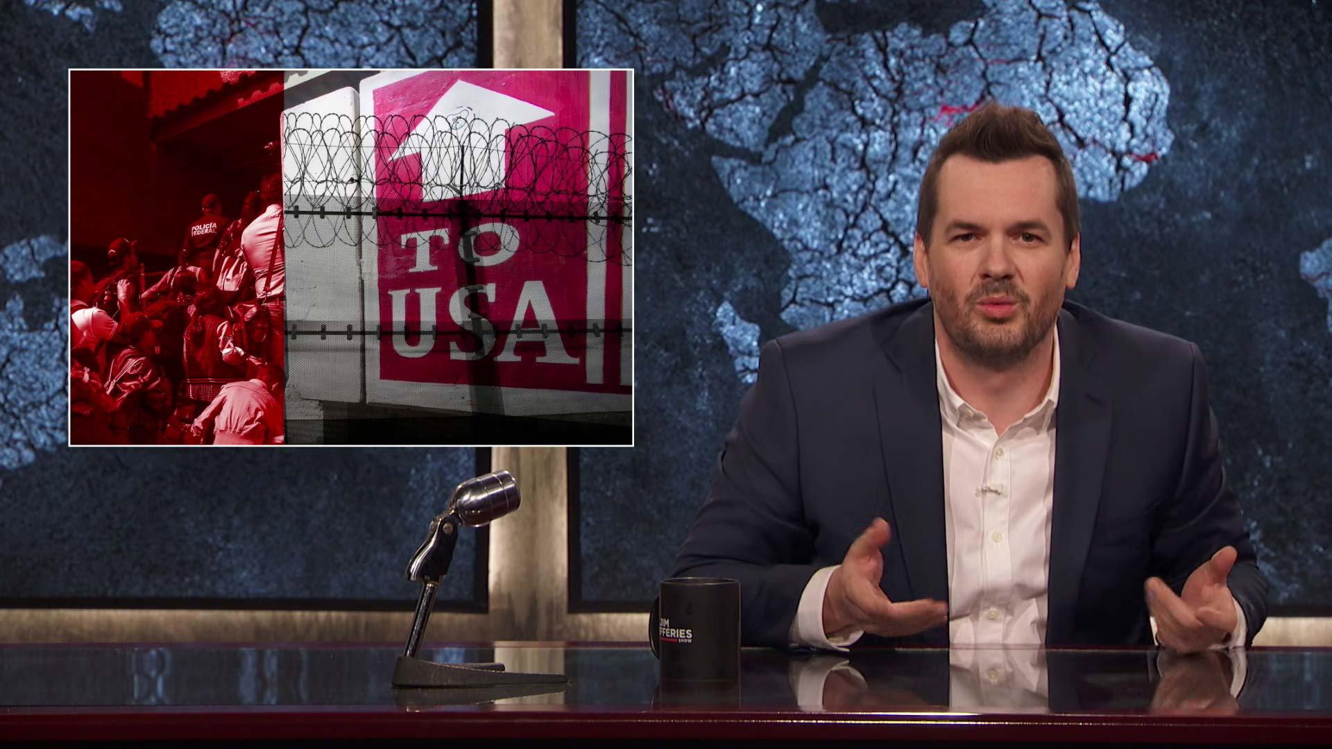 Still from The Crisis at the US - Mexico Border