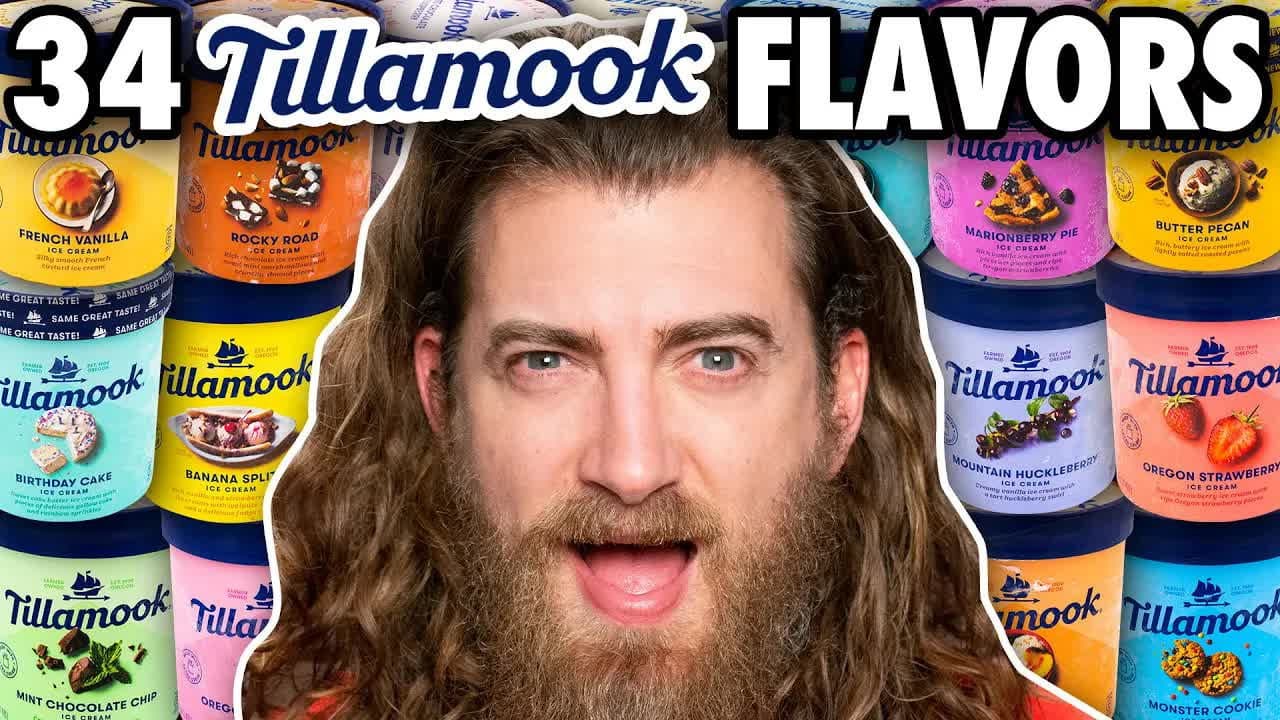Still from We Tried EVERY Tillamook Ice Cream Flavor
