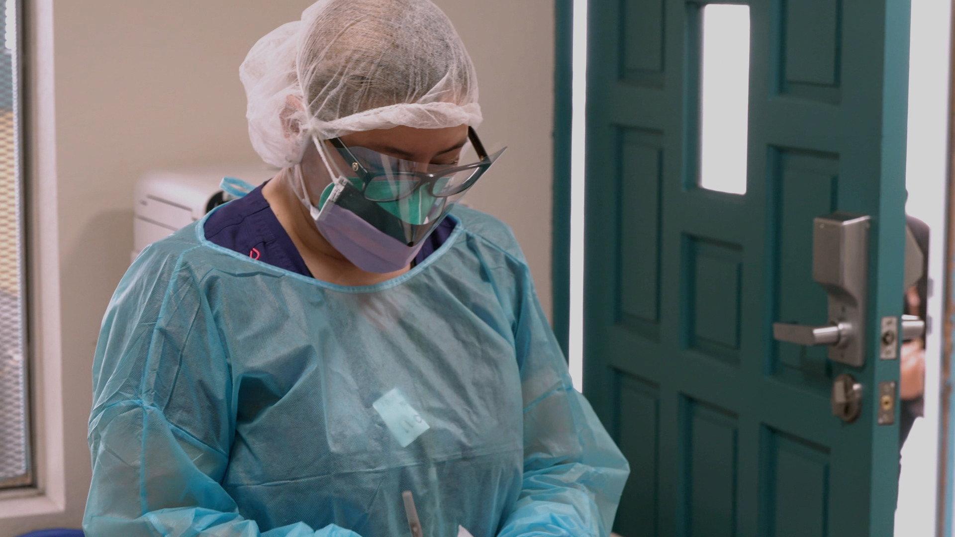 Still from Peddling PPE, Secondary Sports, Viola Davis