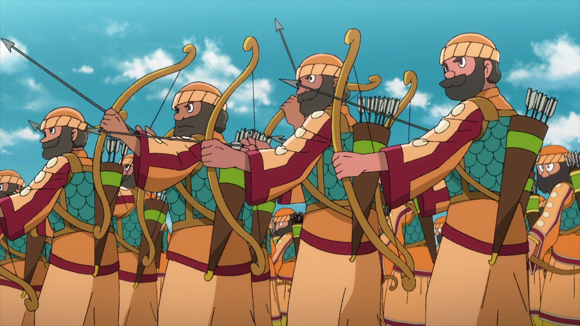 Still from The Marathon Battle