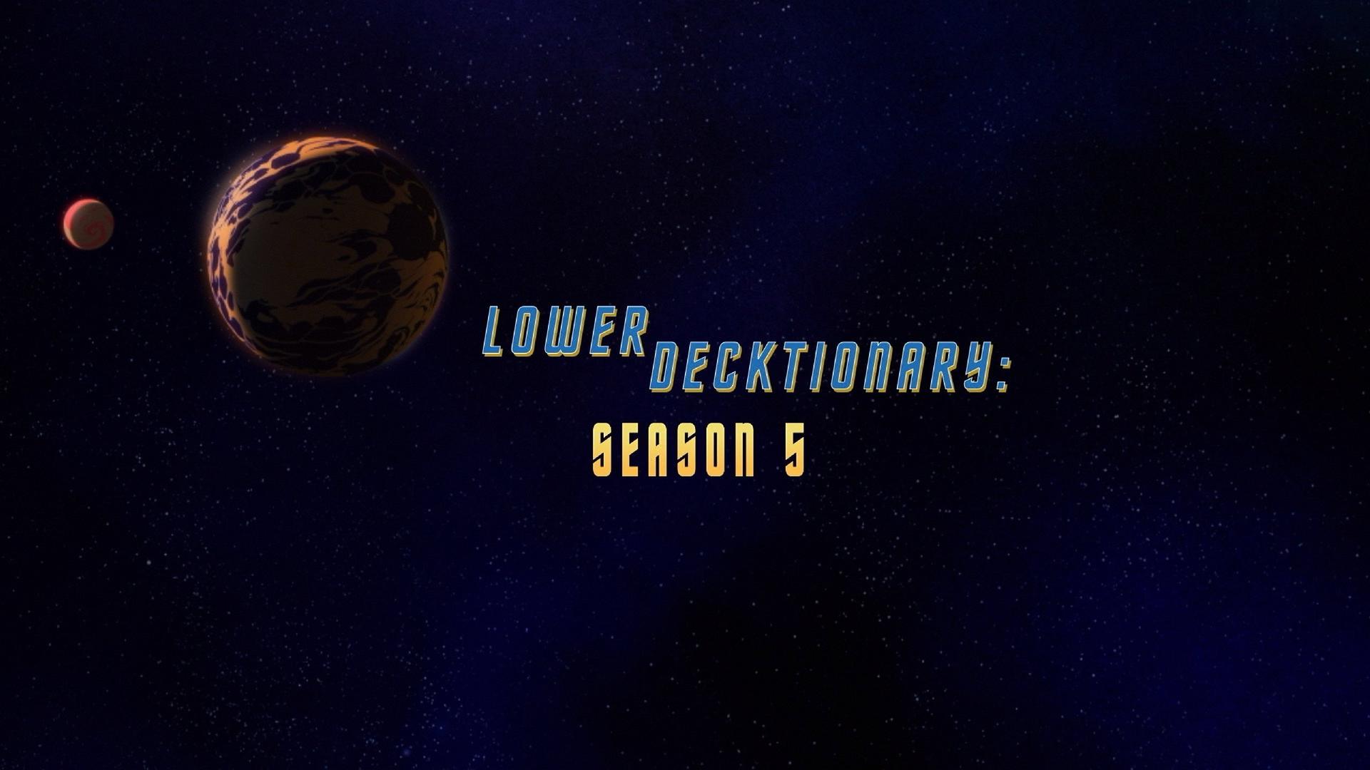 Still from Lower Decktionary: Season 5