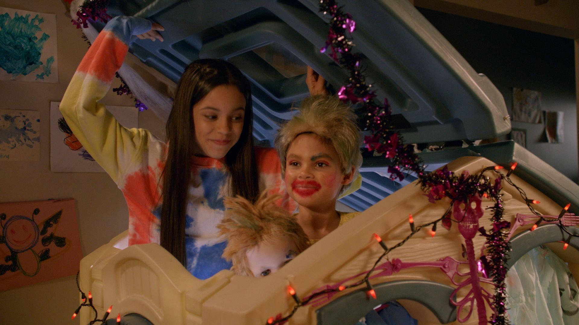 Still from Stuck in a Merry Scary