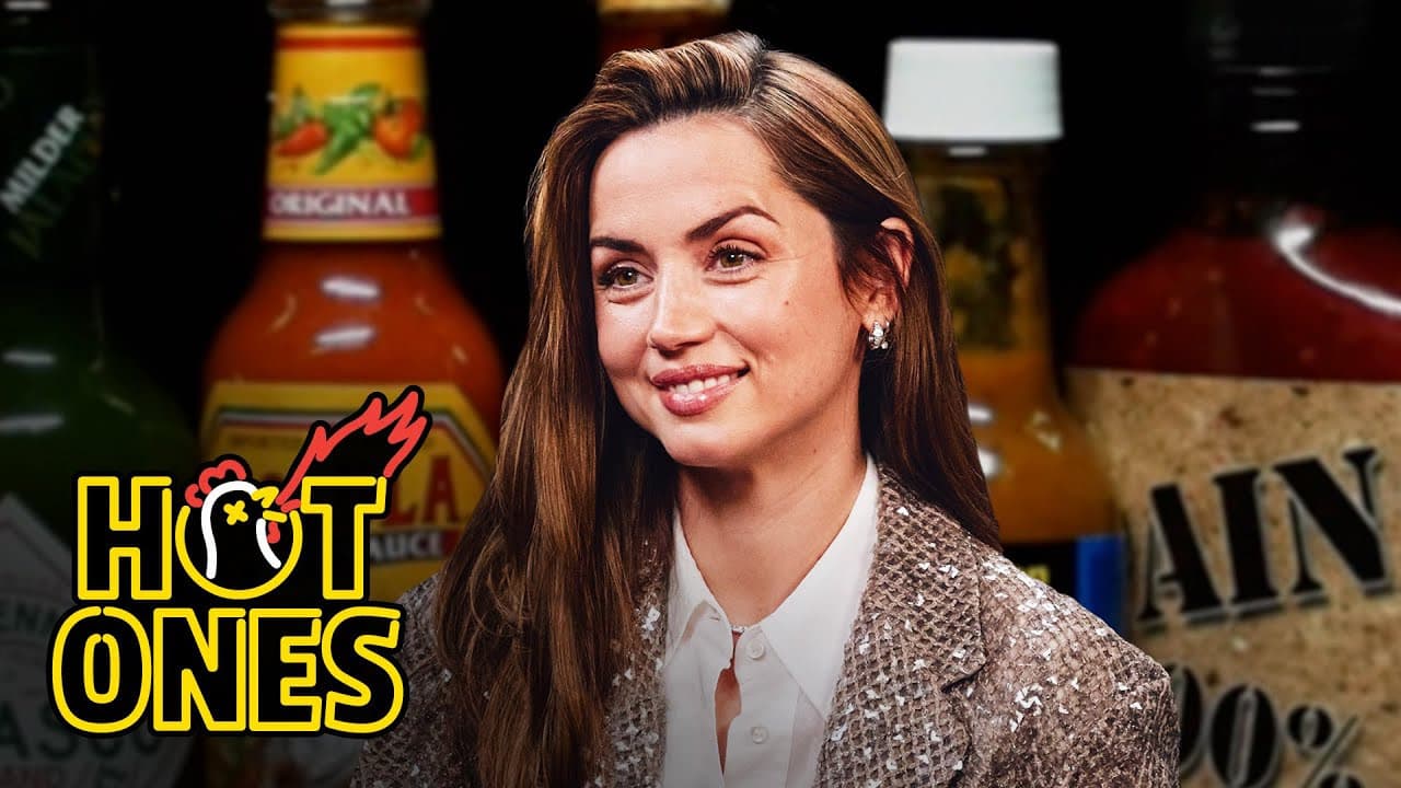 Still from Ana de Armas Does Her Own Stunts While Eating Spicy Wings