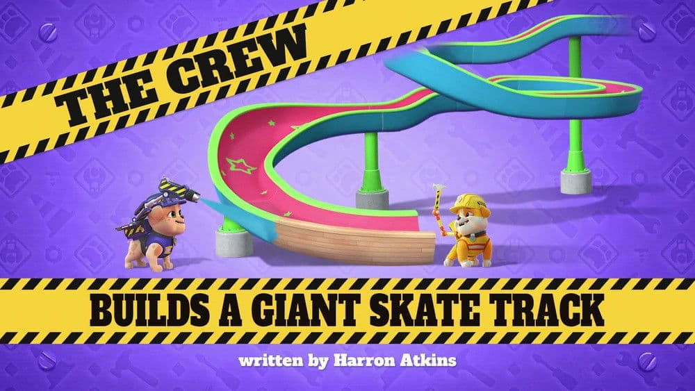 Still from The Crew Builds a Giant Skate Track