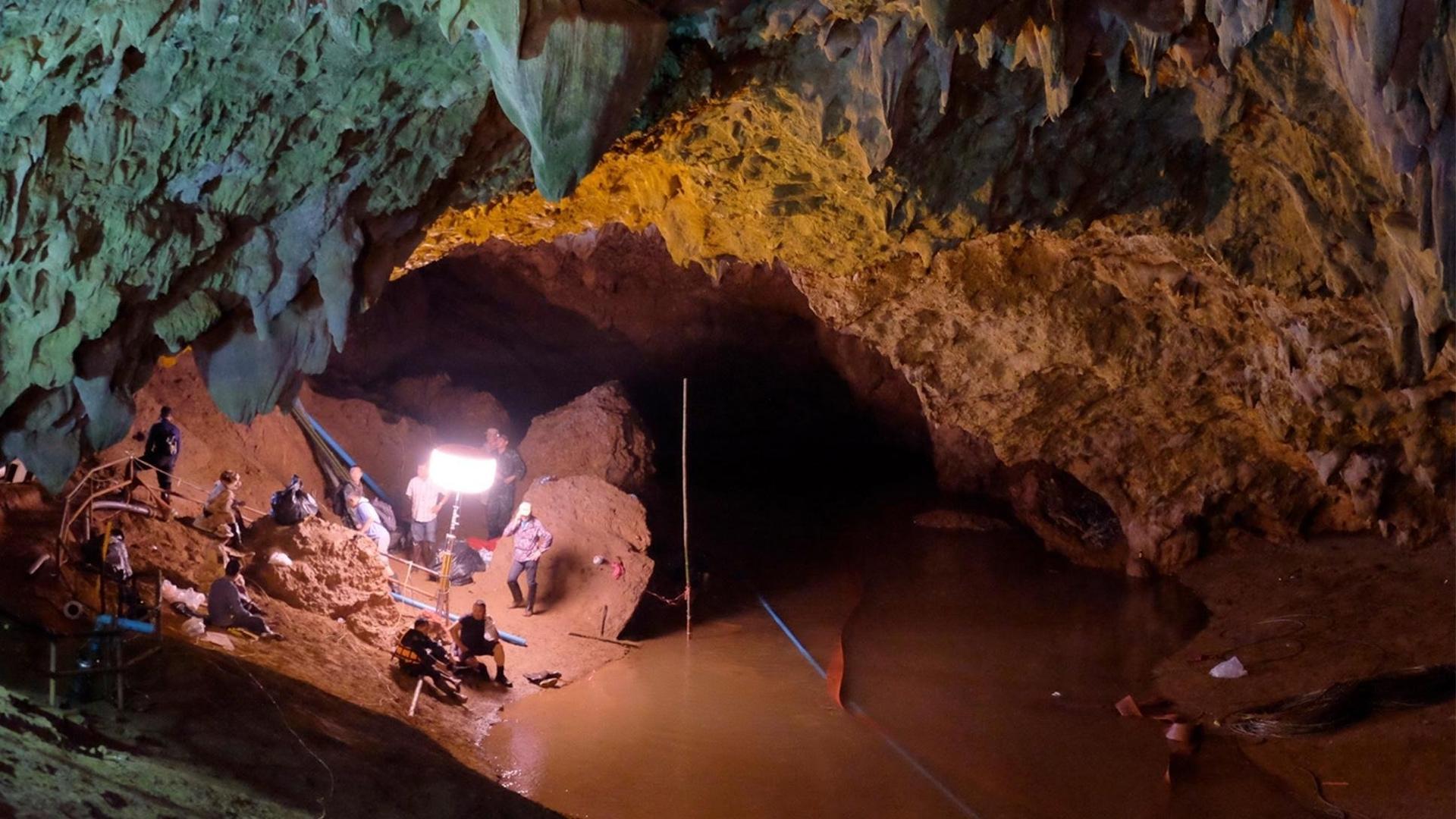 Still from Thai Cave Rescue