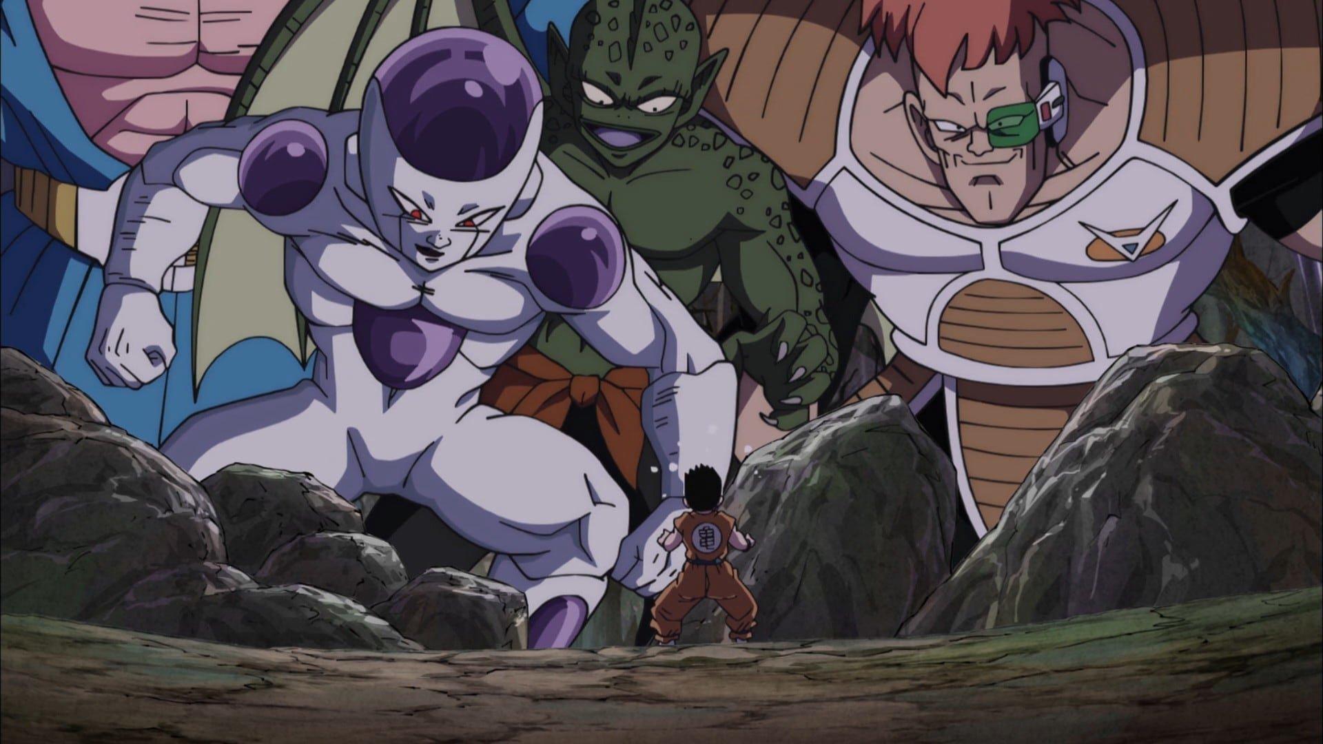 Still from Conquer the Terrifying Foes! Krillin's Fighting Spirit Rebounds!