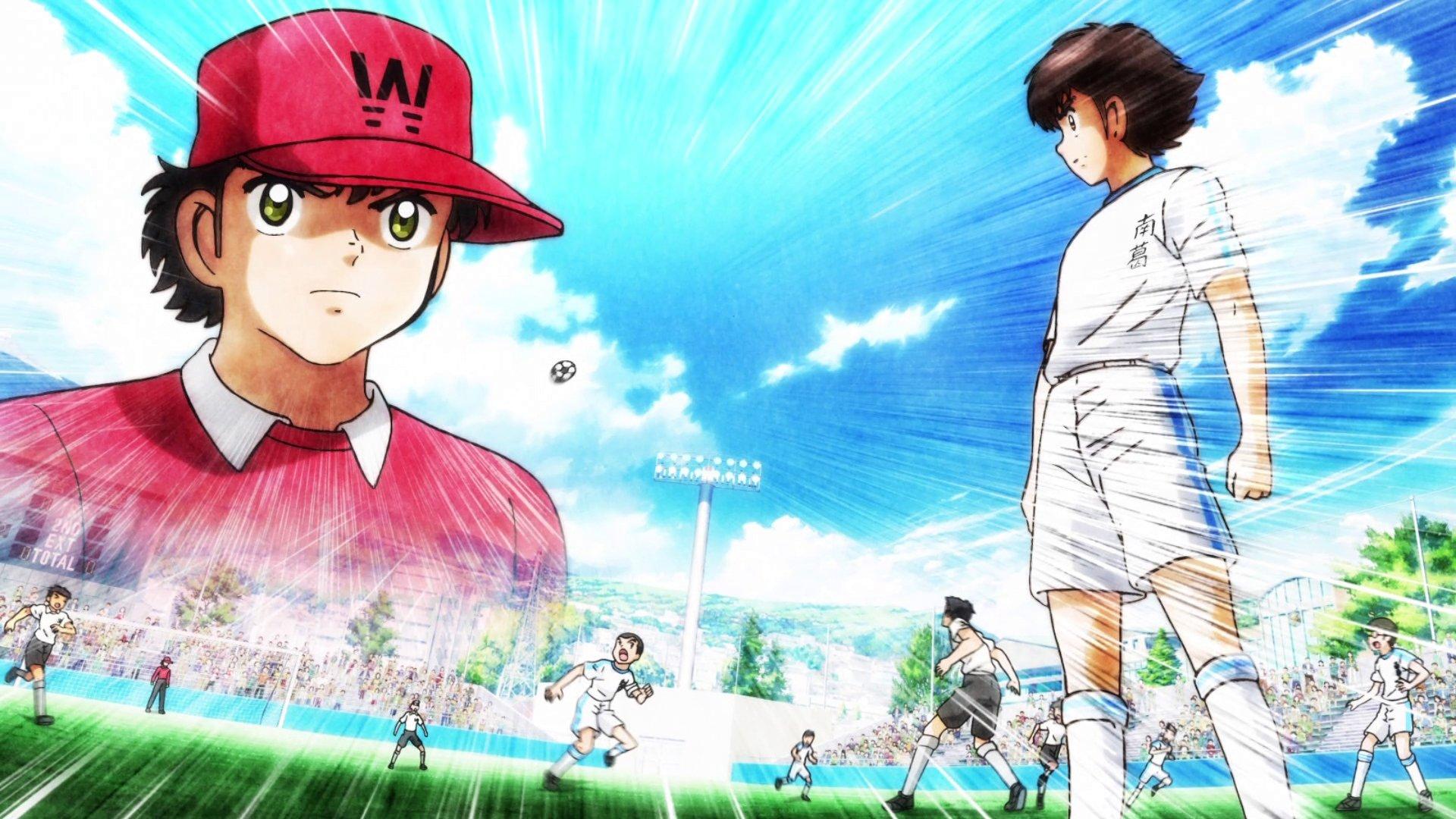 Still from Kick-Off! Nankatsu vs Shuutetsu