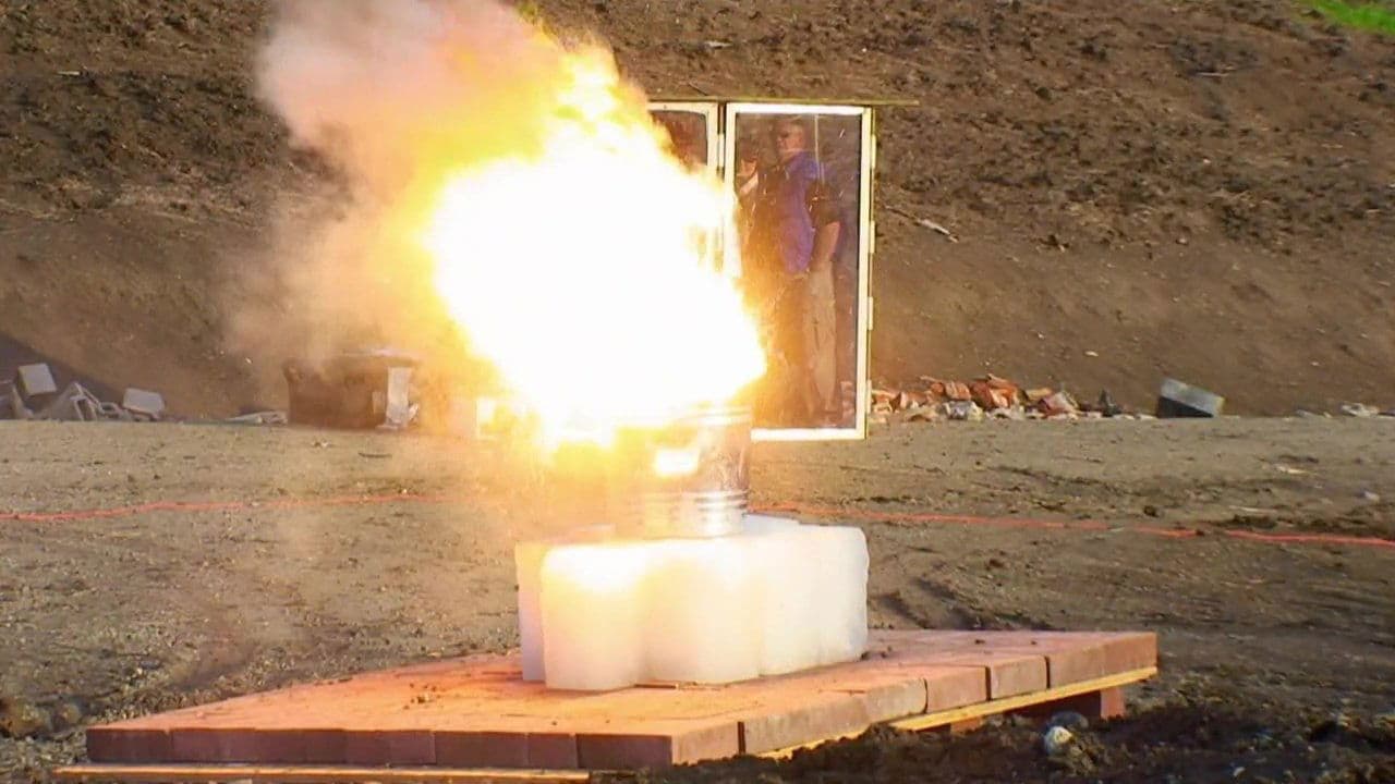 Still from Thermite vs. Ice