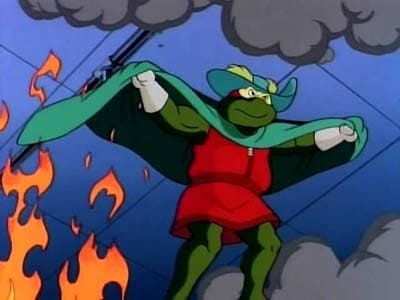 Still from Raphael VS The Volcano
