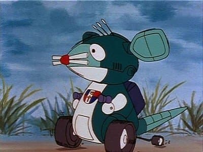 Still from The Mighty Space Mouse