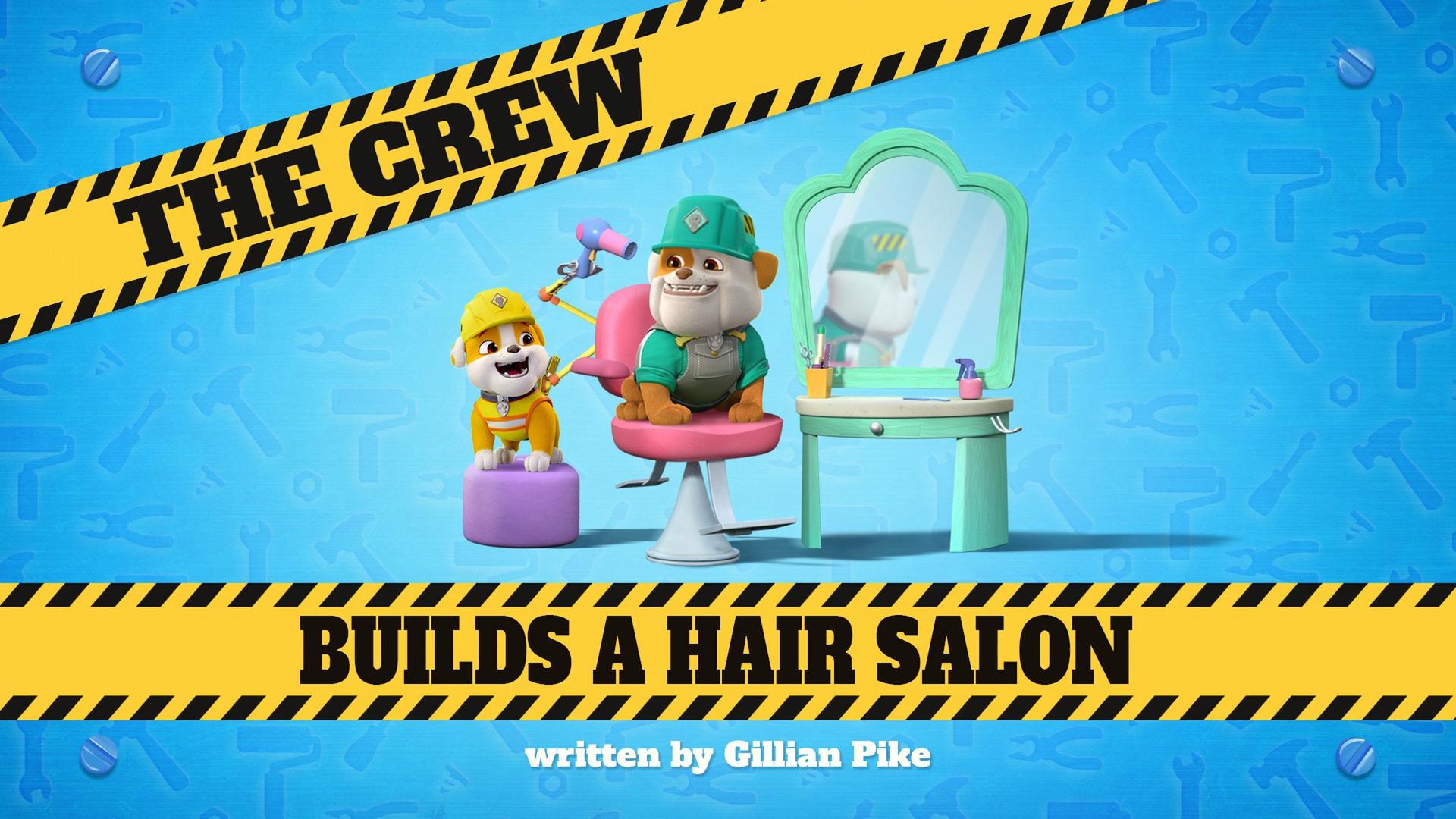 Still from The Crew Builds a Hair Salon