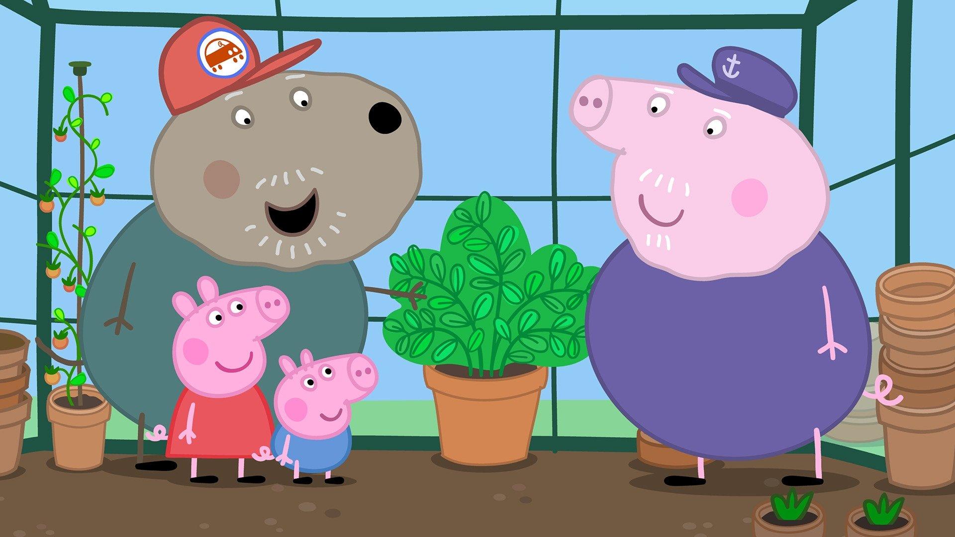 Still from Grandpa Pig's Greenhouse
