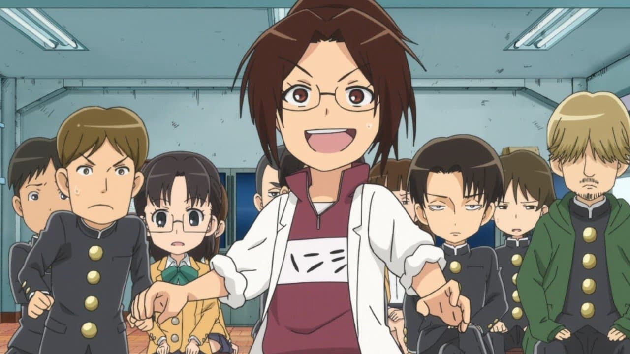 Still from Clear and Sunny! Titan Junior High School