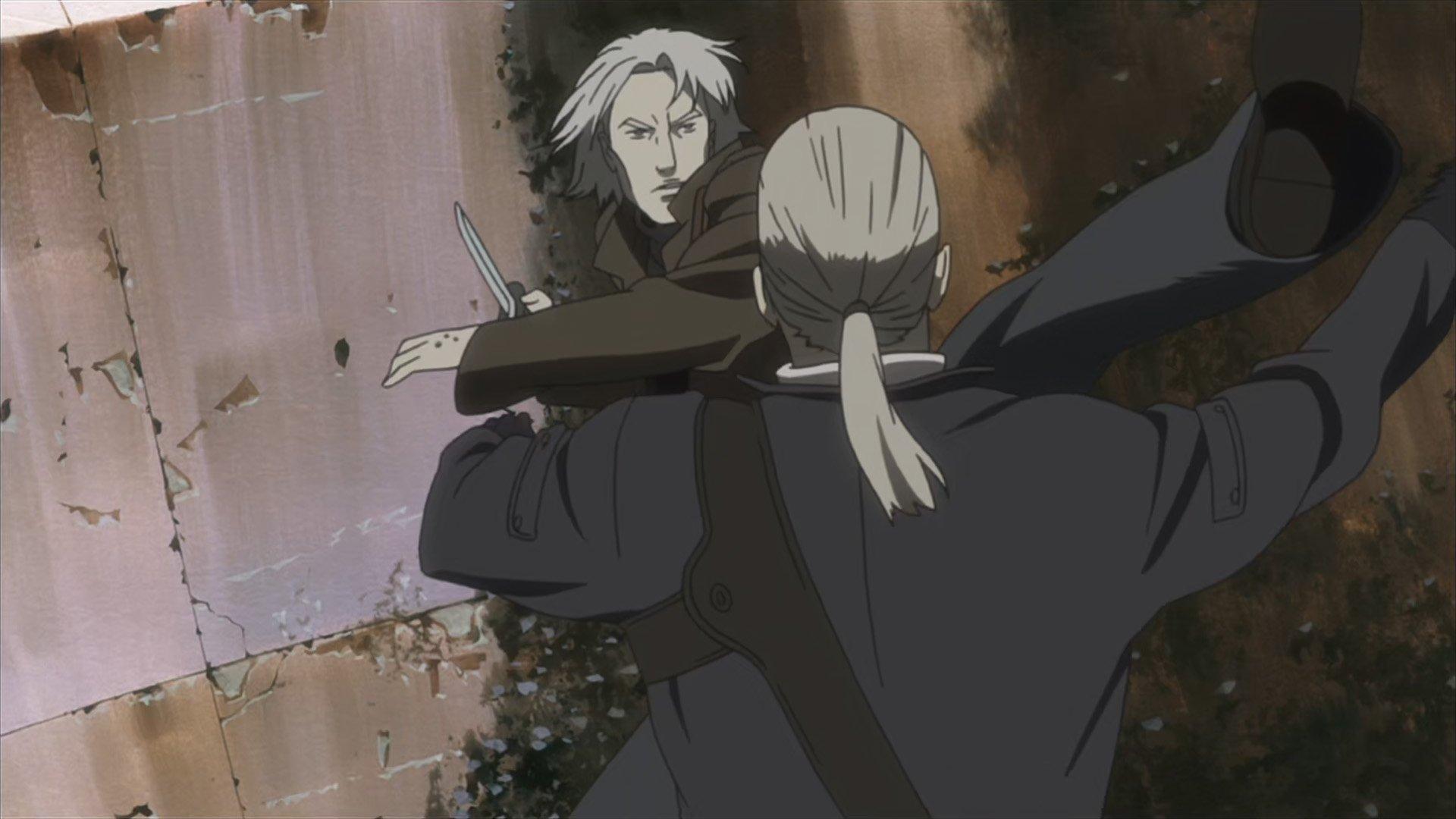 Still from IN:  Escape in Defeat; EMBARRASSMENT
