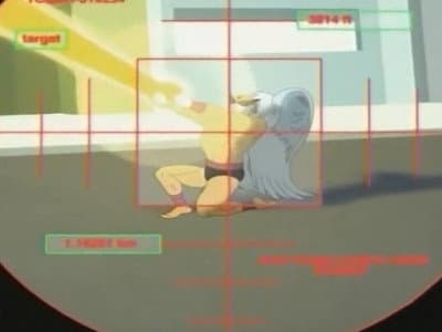 Still from The Death of Harvey Birdman