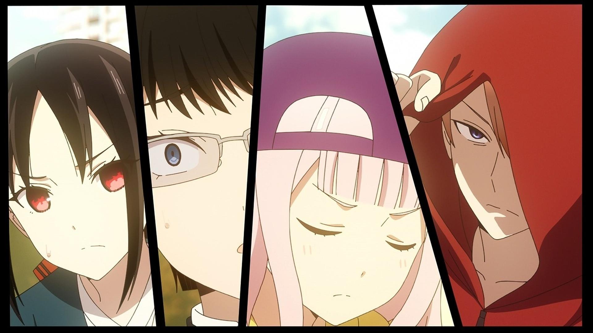 Still from Chika Fujiwara Wants to Beat a Rhythm / Ai Hayasaka Wants to Talk / Maki Shijo Wants Some Help