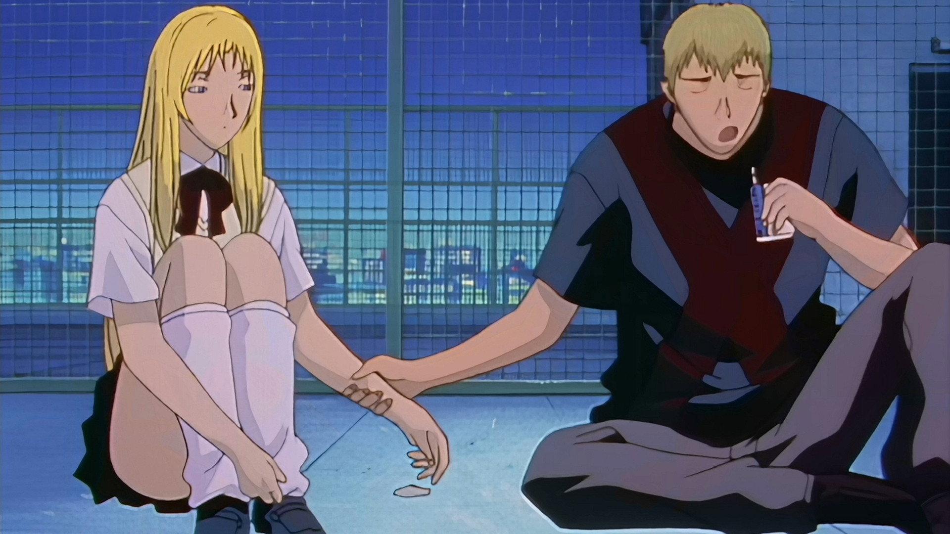 Still from Falling for the Great Onizuka