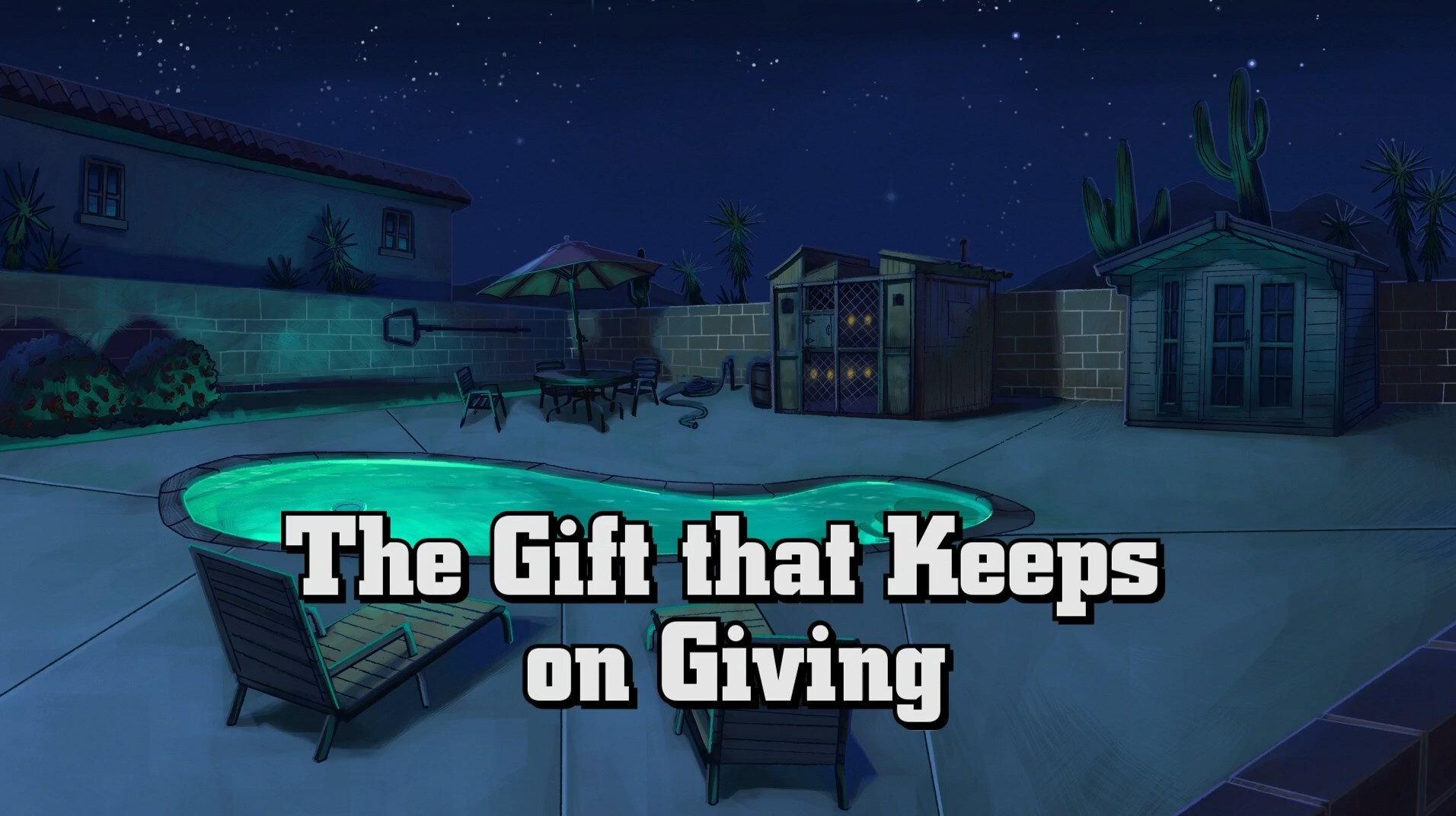 Still from The Gift That Keeps On Giving
