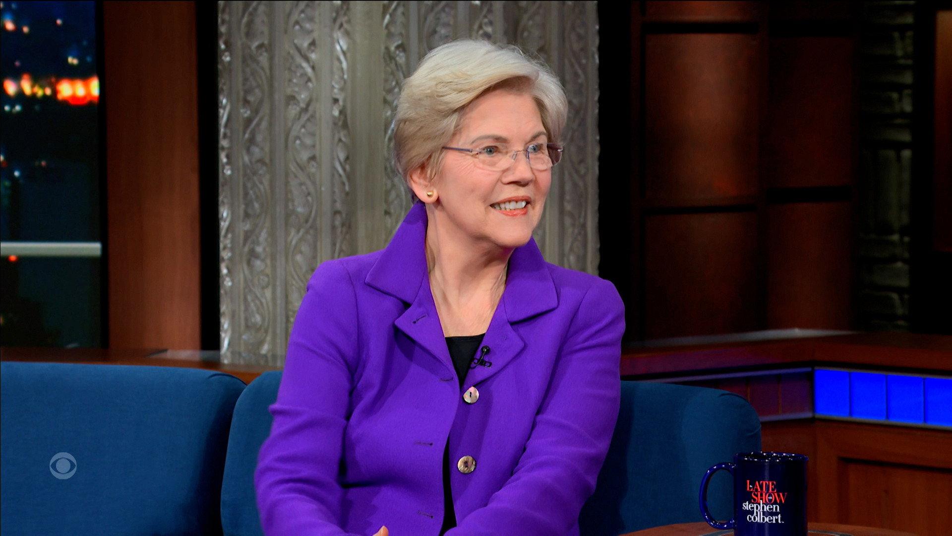 Still from 2/5/24 (Elizabeth Warren, Usama Siddiquee)