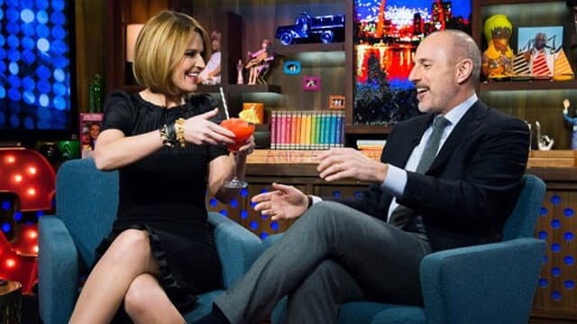 Still from Matt Lauer & Savannah Guthrie